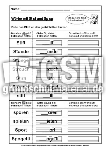 Faltblatt, Wörter mit st und sp.pdf